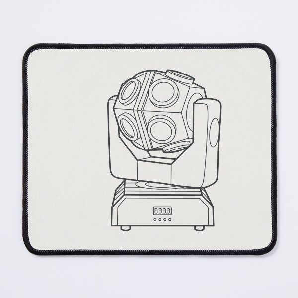 Item preview, Moving Head Centerpiece Ball Light Stage Fixture Technical Vector Line Art designed and sold by drTerrens.