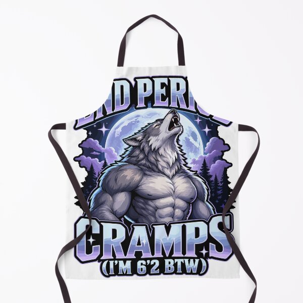 Item preview, Werewolf End Period Cramps Funny Unhinged Moon Design designed and sold by stmpdwrld.