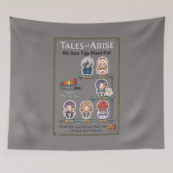Item preview, TALES of ARISE Pixel Art Group Retro Sprite Shirt-56 designed and sold by JoshuaHorspool.
