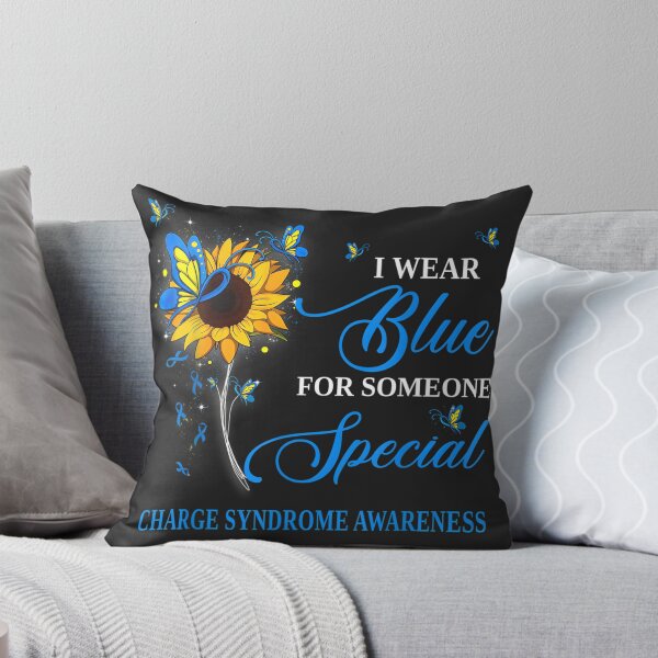 Item preview, I Wear Blue For Someone Special CHARGE Syndrome Sunflower designed and sold by BUNNIES-EL.