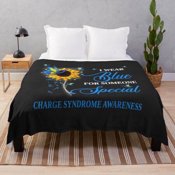 Item preview, I Wear Blue For Someone Special CHARGE Syndrome Sunflower designed and sold by BUNNIES-EL.