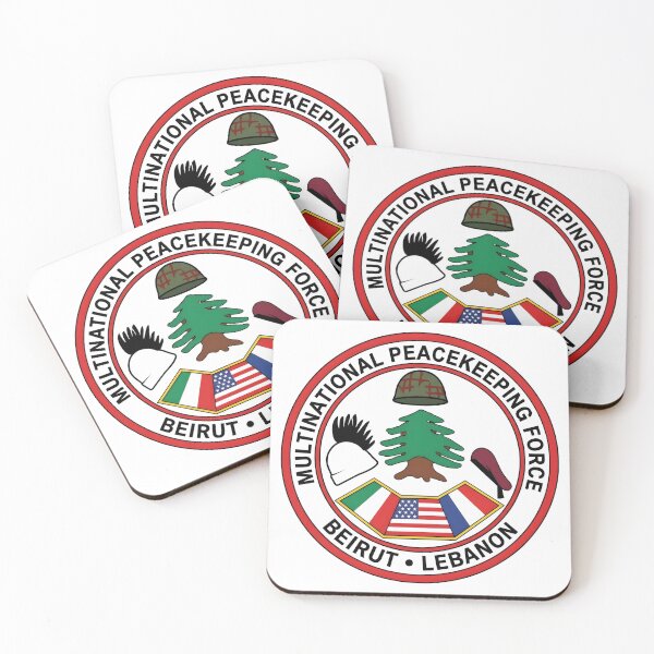 Item preview, Multinational Peacekeeping Force Beirut Lebanon Patch designed and sold by CharlieDesings.