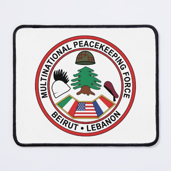Item preview, Multinational Peacekeeping Force Beirut Lebanon Patch designed and sold by CharlieDesings.