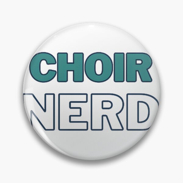 Item preview, Choir Nerd Design with Dark Blue and Light Blue Text for Lighter Backgrounds designed and sold by Luna1706.