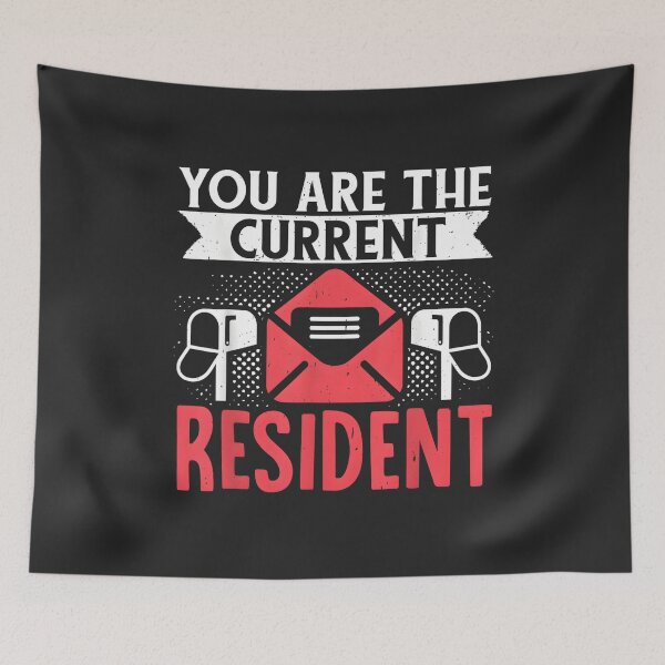Item preview, You Are The Current Resident Funny Post Office Letter Carrier designed and sold by BUNNIES-EL.