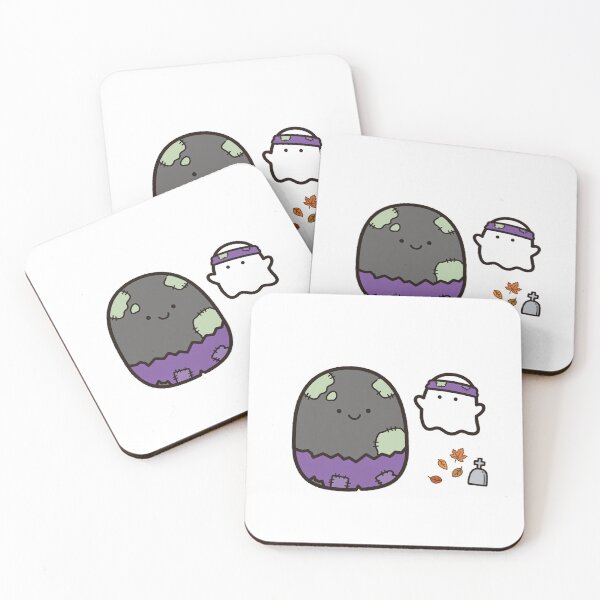 Item preview, Cute Black Cat Ghost Zombie Costume Halloween Kawaii Sticker designed and sold by xiaoxiaochibi.