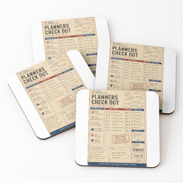 Item preview, Planners Check Out – Planning and Productivity Humor designed and sold by Eng-Art.