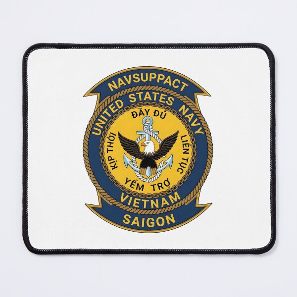 Item preview, US Navy Naval Support Activity NAVSUPPACT Saigon Vietnam Patch designed and sold by CharlieDesings.