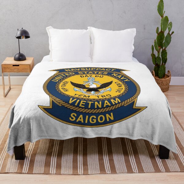 Item preview, US Navy Naval Support Activity NAVSUPPACT Saigon Vietnam Patch designed and sold by CharlieDesings.
