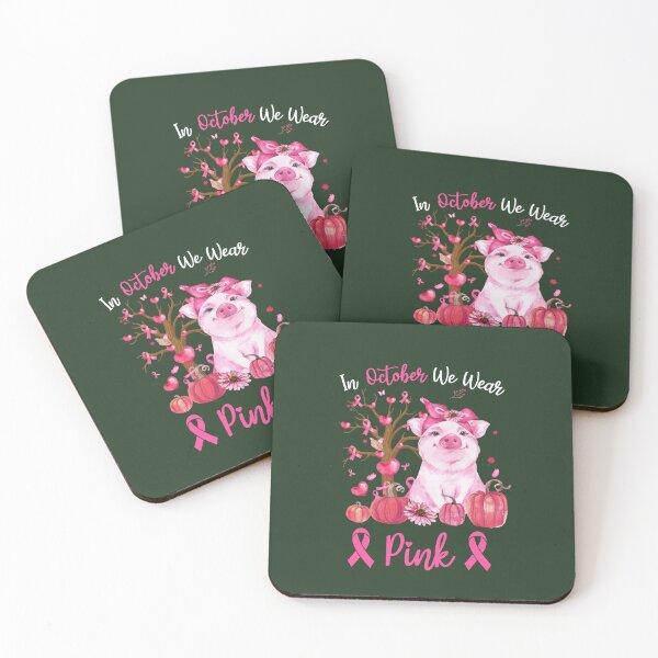 Item preview, Cute Pig In October We Wear Pink Breast Cancer Awareness Classic T-Shirt designed and sold by Streetsignsani.
