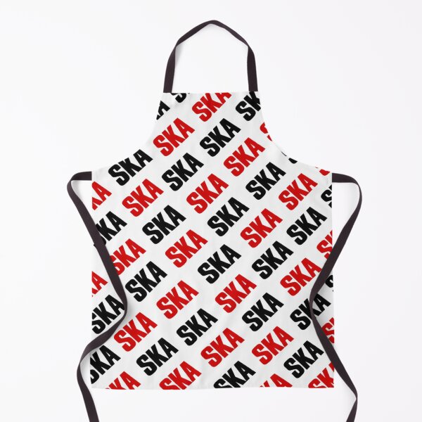 Item preview, Patrón tipográfico diagonal de música SKA retro – Negro y rojo designed and sold by Britishdelights.