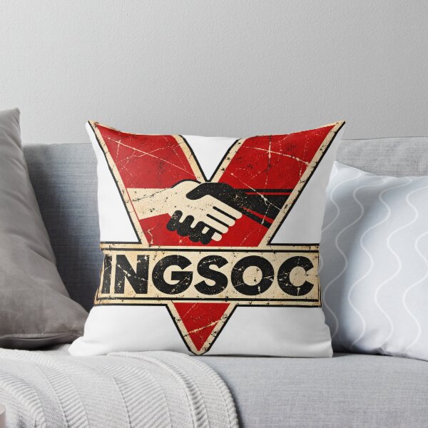 Item preview, INGSOC Retro Grunge V Handshake Emblem designed and sold by JAZZY-DESIGN.