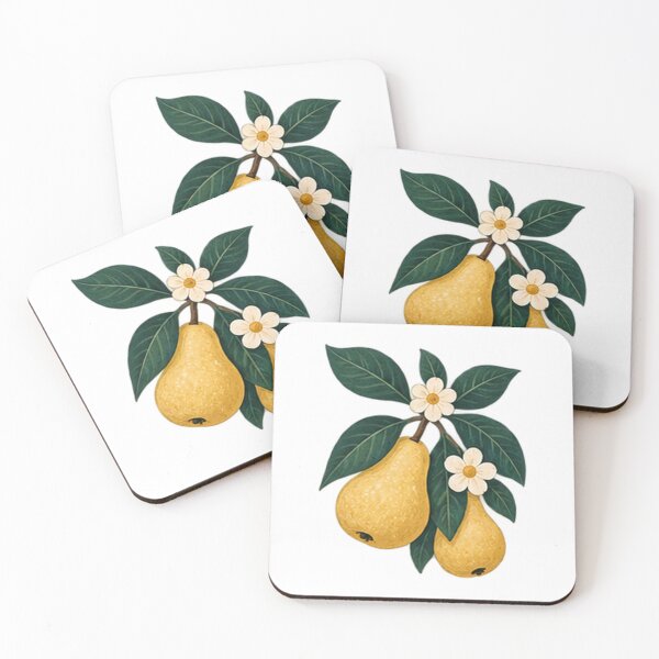 Item preview, Golden Pears on a Blossom Branch designed and sold by H. Doucette Studio.