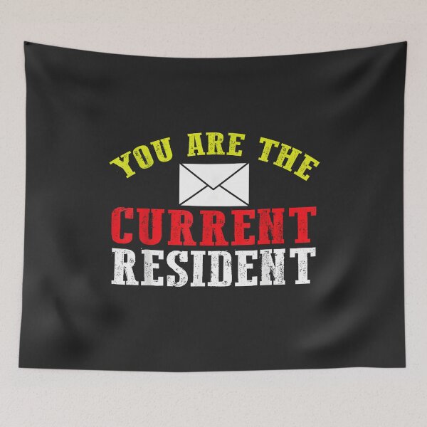Item preview, You Are The Current Resident Distressed Vintage Mail Delivery designed and sold by BUNNIES-EL.