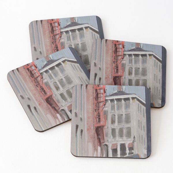 Item preview, Red Fire Escape designed and sold by Pigment & Dust.