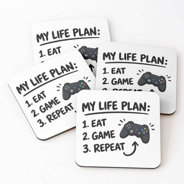 Item preview, Eat Game Repeat designed and sold by zakvisuals.