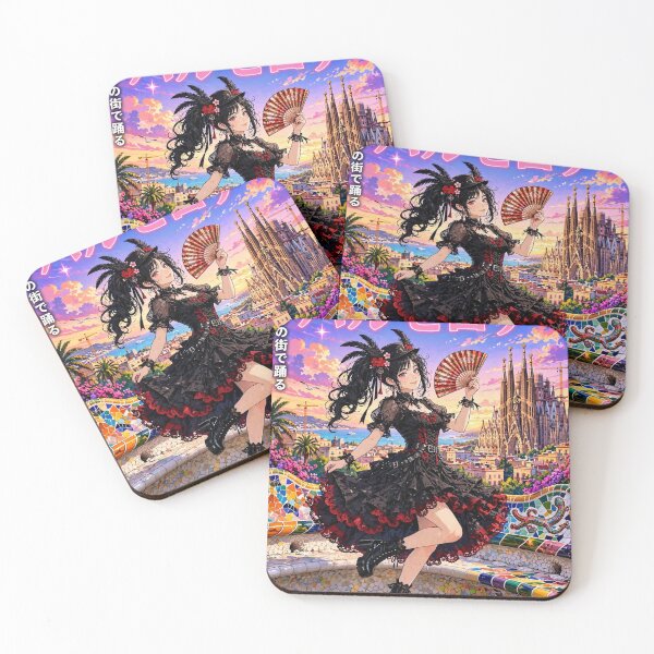 Item preview, Barcelona, Spain — The Gothic Witch of the Colorful Streets designed and sold by DibujandoPorfa.