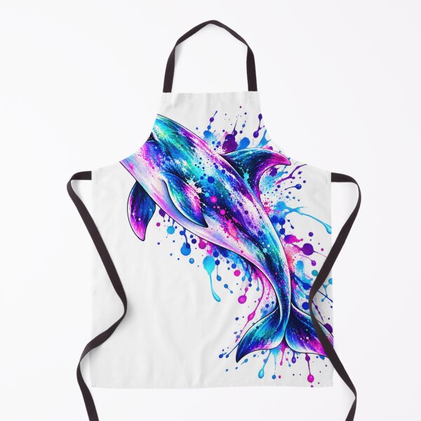 Item preview, Watercolor Splash Galaxy Dolphin designed and sold by JAZZY-DESIGN.