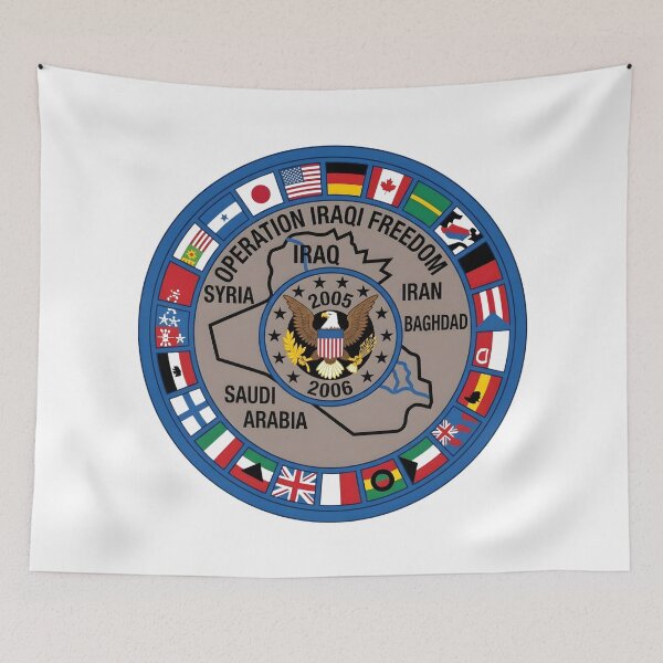 Item preview, Operation Iraqi Freedom 2005-2006 Coalition Deployment Patch designed and sold by CharlieDesings.