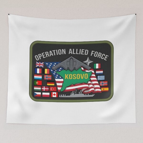 Item preview, Operation Allied Force Kosovo NATO Intervention Patch designed and sold by CharlieDesings.