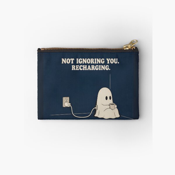 Item preview, Not Ignoring You Recharging Cute Ghost Introvert Graphic designed and sold by ManggaeJM.