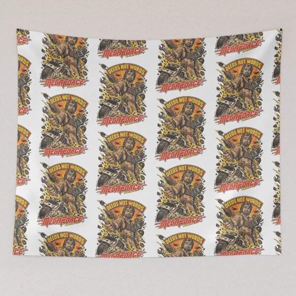 Item preview, Vintage 80s Action Movie Retro Mech Rider Graphic Design designed and sold by KippyMcCall.