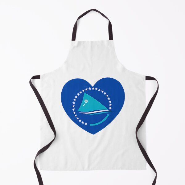 Item preview, Pacific Community Flag Heart Design Symbolizing Unity and Culture designed and sold by Luna1706.