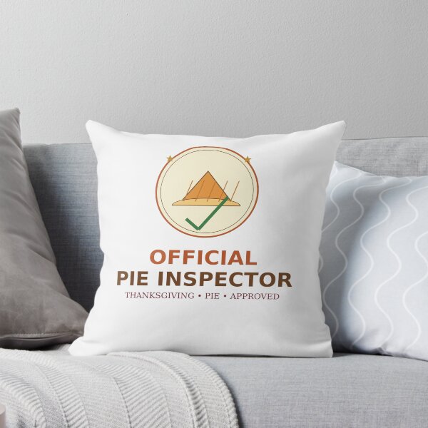 Item preview, Official Pie Inspector Funny Thanksgiving T-Shirt designed and sold by Paws & Pine Studio.