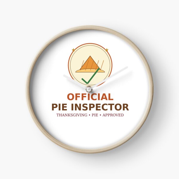 Item preview, Official Pie Inspector Funny Thanksgiving T-Shirt designed and sold by Paws & Pine Studio.