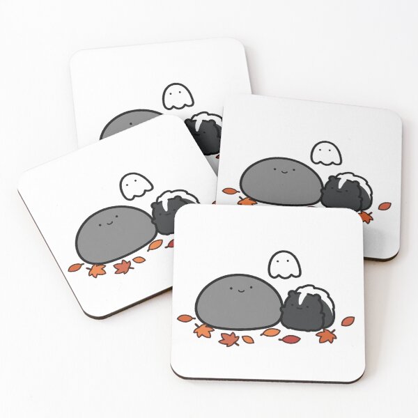 Item preview, Cute Black Cat Ghost Skunk Friend Fall Kawaii Sticker designed and sold by xiaoxiaochibi.
