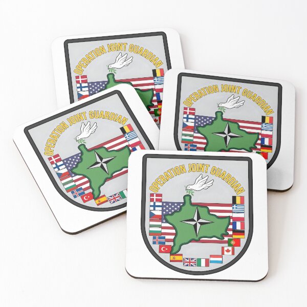 Item preview, Operation Joint Guardian Kosovo NATO Peacekeeping Patch    designed and sold by CharlieDesings.