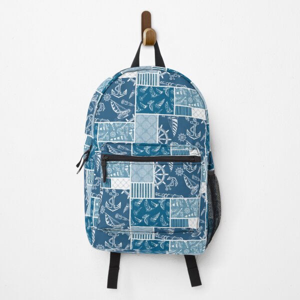 Item preview, Ocean Blue Quilt Design Nautical Charcoal Sketches Collection- Features Netting, Stripes, Nautical Items, and Lighthouse Designs designed and sold by PD-Coastal.
