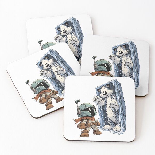 Item preview, Sci-Fi Space Bounty Hunter And Frozen Tiger Mashup Graphic Design designed and sold by KippyMcCall.