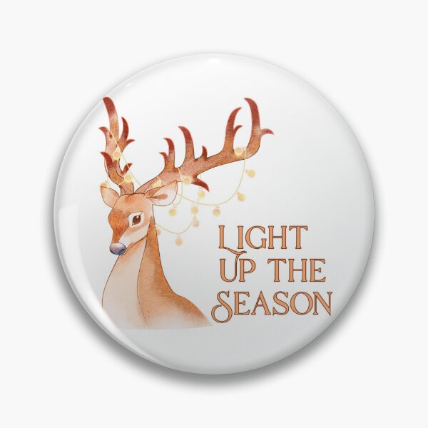 Item preview, Light Up the Season – Christmas Reindeer with Glowing Fairy Lights designed and sold by Madhav Creations Studio.