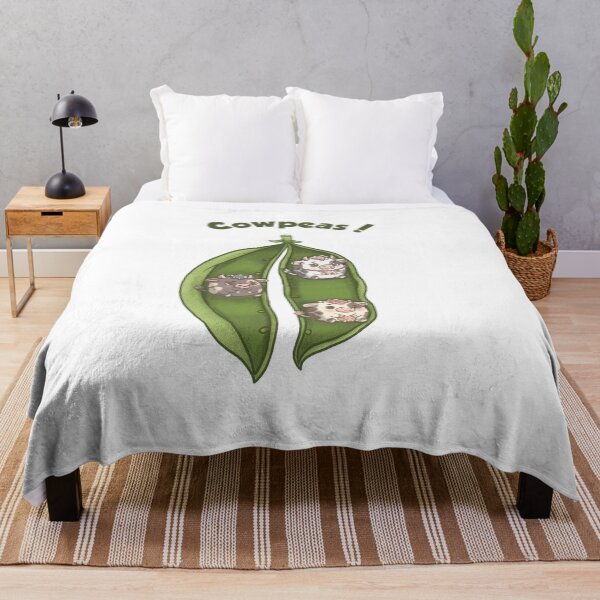 Item preview, Cute Cowpeas in a Pea Pod Whimsical Cartoon Illustration designed and sold by Kakon-52.
