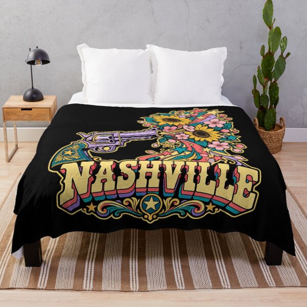 Item preview, Nashville Flower Power Revolver and Shooting Stars designed and sold by Fenay Designs.