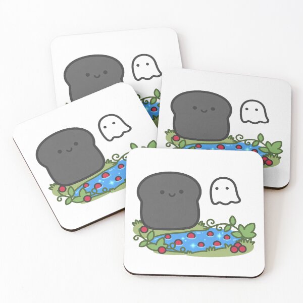 Item preview, Cute Black Cat Ghost Cranberry Bog Fall Kawaii Sticker designed and sold by xiaoxiaochibi.