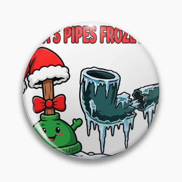 Item preview, Santa's Pipes Froze Again - Plumber Christmas designed and sold by TheShopier.