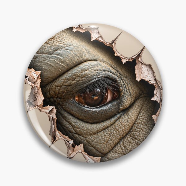 Item preview, Rhino Eye Peeking Through a Torn Surface designed and sold by Medve Photography & Design.