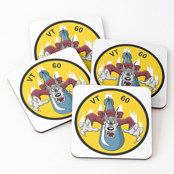 Item preview, US Navy VT-60 Training Squadron Wile E Coyote Riding Bomb Patch    designed and sold by CharlieDesings.