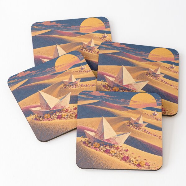 Item preview, Paper Boats in the Desert designed and sold by DrizzyV.