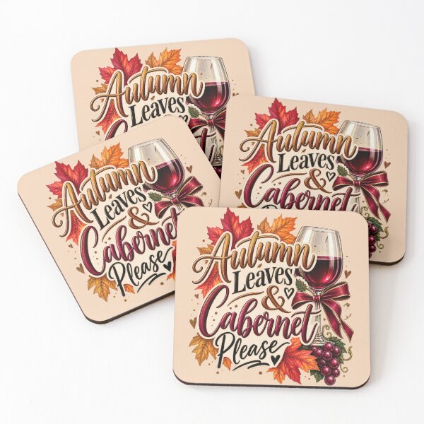 Item preview, Autumn Leaves and Cabernet Please designed and sold by MarselArt.
