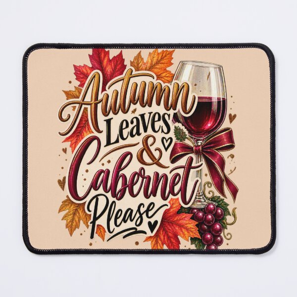 Item preview, Autumn Leaves and Cabernet Please designed and sold by MarselArt.