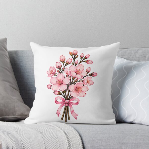 Item preview, Pink Cherry Blossom Floral Bouquet Illustration designed and sold by Rehnair.