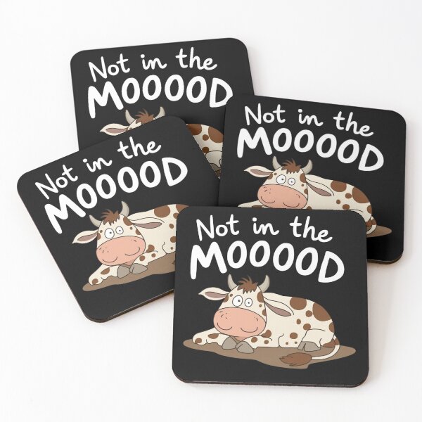 Item preview, Not in the MOOOOD - Cow designed and sold by Panita-Comics.