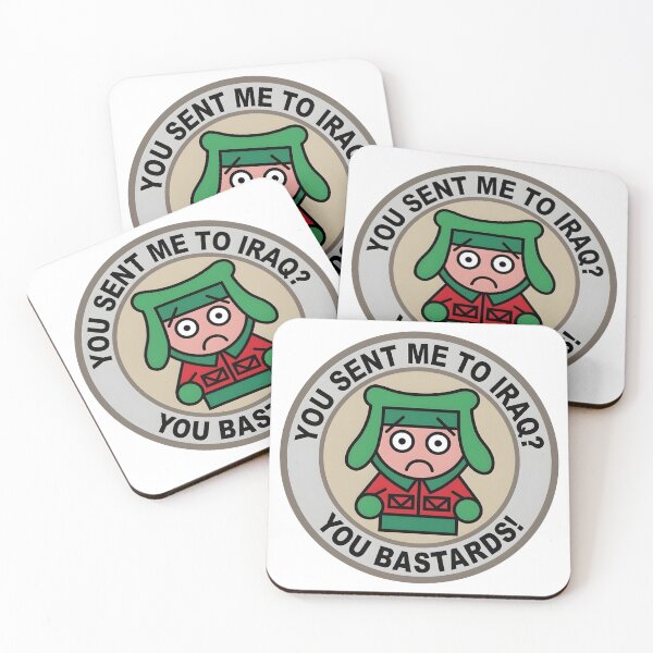 Item preview, You Sent Me To Iraq You Bastards Kyle South Park Morale Patch    designed and sold by CharlieDesings.