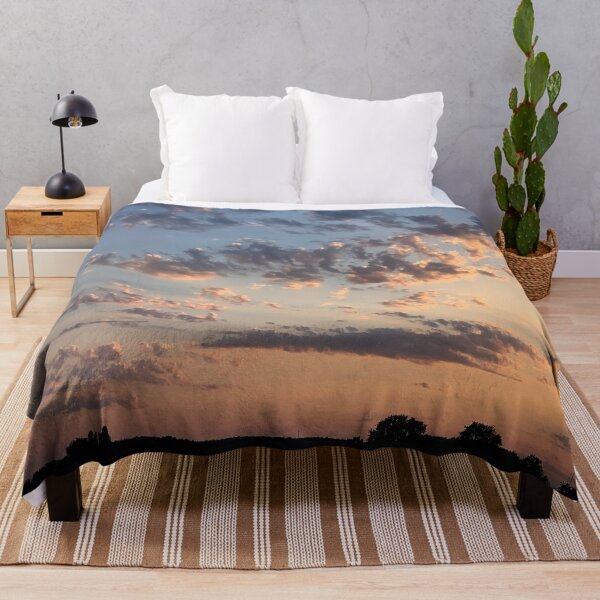 Item preview, Dreamy Sunset Sky with Pink and Golden Clouds designed and sold by Between Clouds.