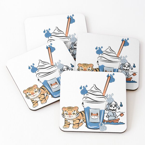 Item preview, Whipped Cream Drink With Tiger designed and sold by patriciaed-ward.