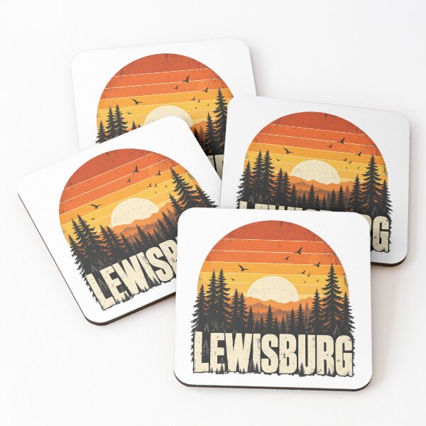 Item preview, Lewisburg Tennessee Vintage Sunset Forest Design designed and sold by Castielalger.