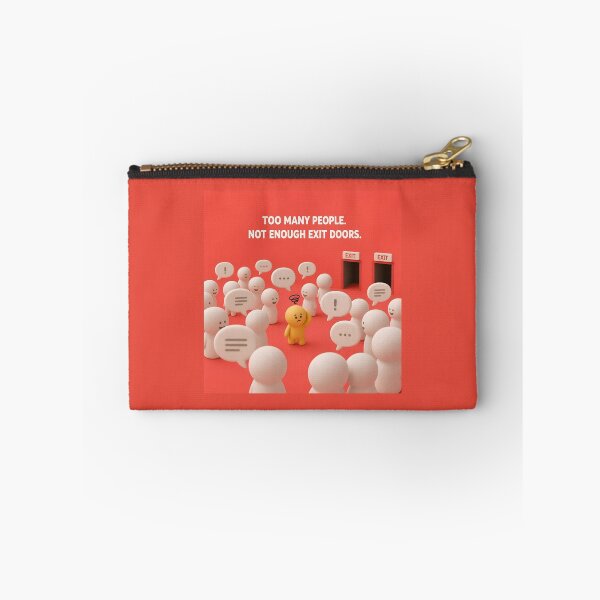 Item preview, Too Many People Introvert Social Anxiety Funny Graphic designed and sold by ManggaeJM.